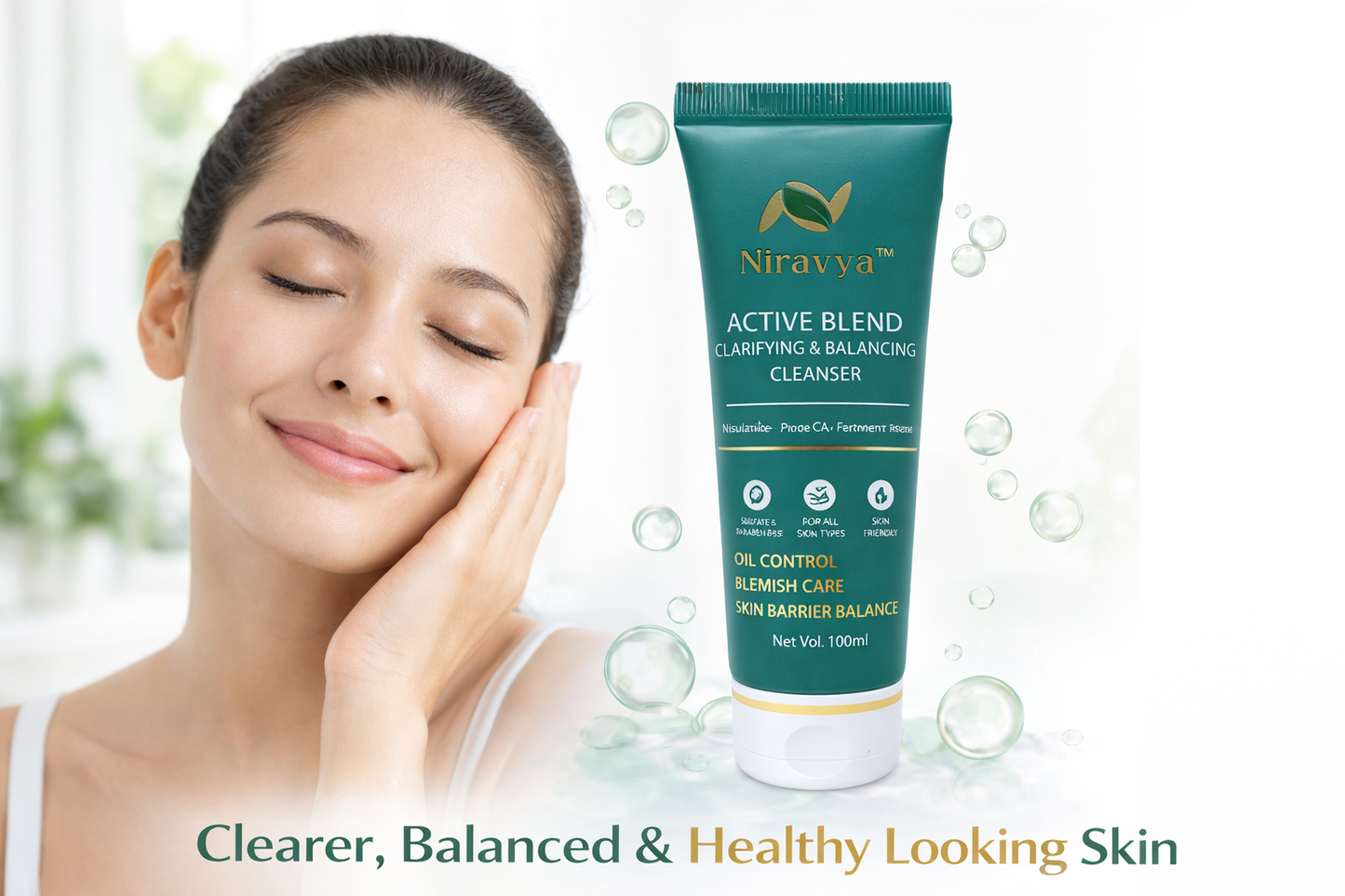 Niravya Active Blend Clarifying & Balancing Cleanser